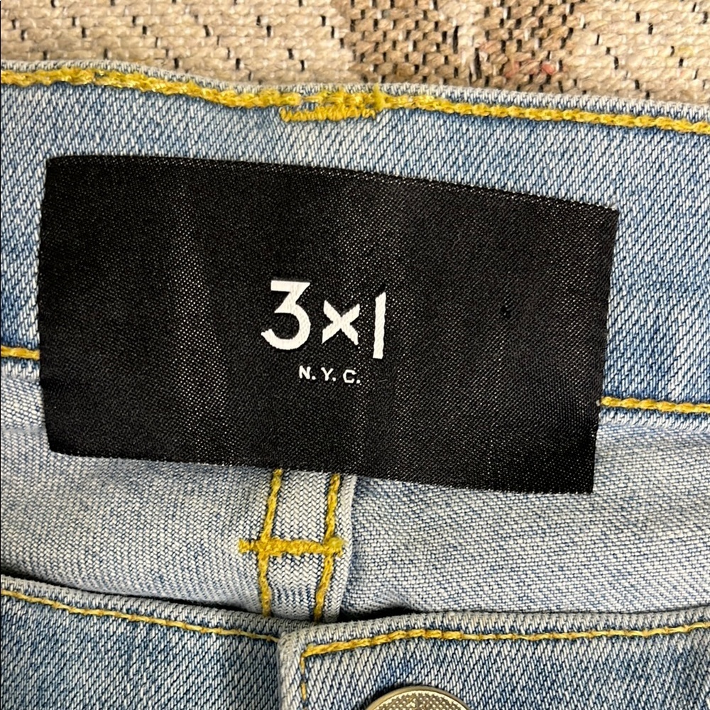 3x1 Claudia Mid-Rise Stretch Slim Cropped Jeans blue jeans - Picture 5 of 14